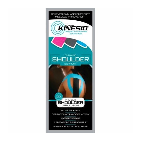 Kinesio® Pre-Cut Kinesiology Tape, Shoulder, Case Of 20